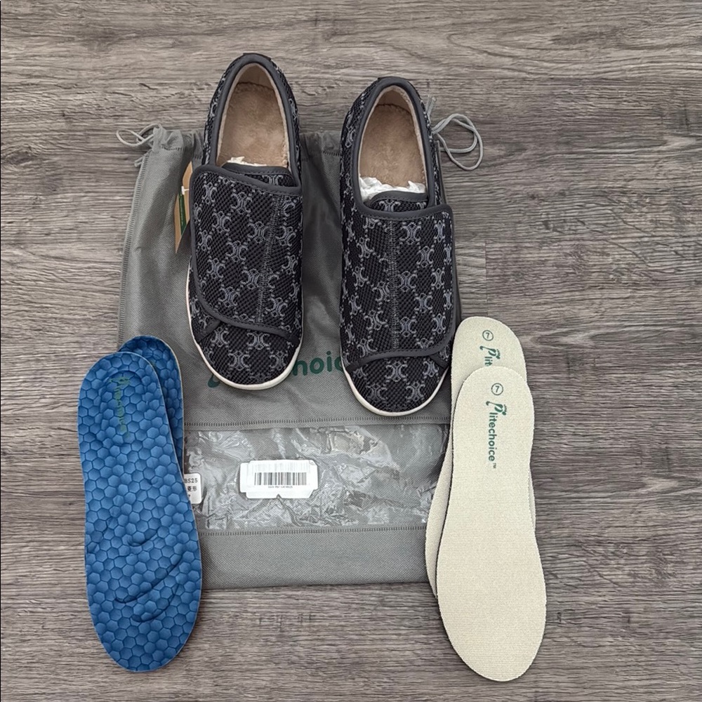 Gray Quilted Flats with Versatile Comfort